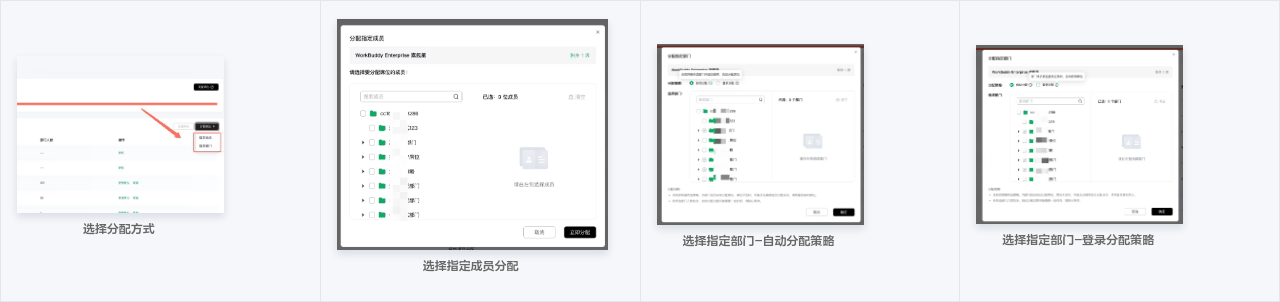选择分配方式与分配策略